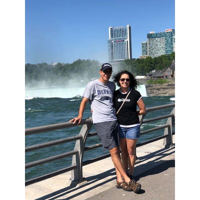 At Niagara Falls in New York.