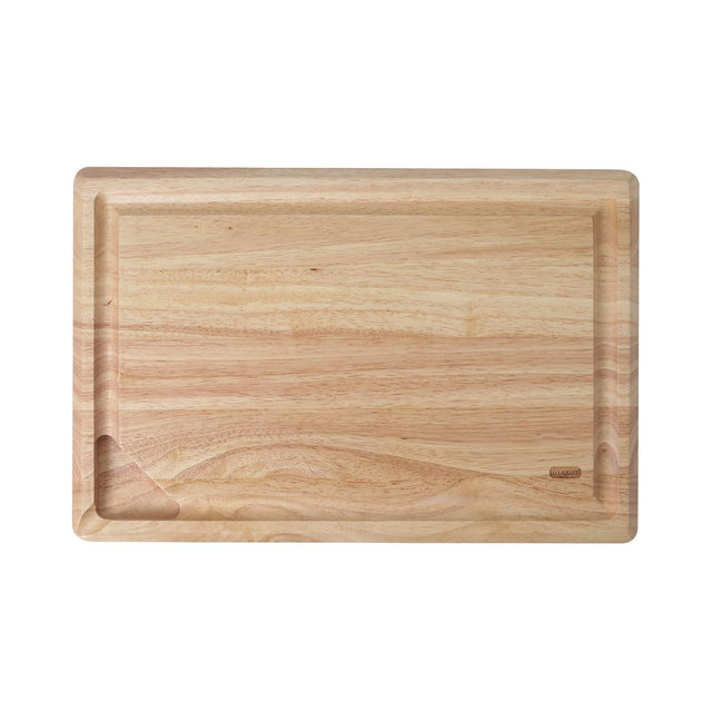 Dexas Rubberwood Pour Spout Board, 12" x 18"