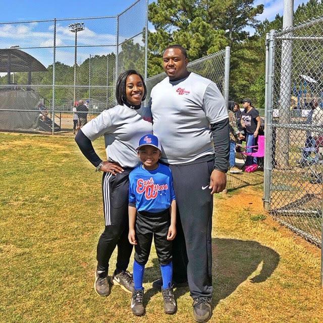 Our first time coaching T-Ball!!