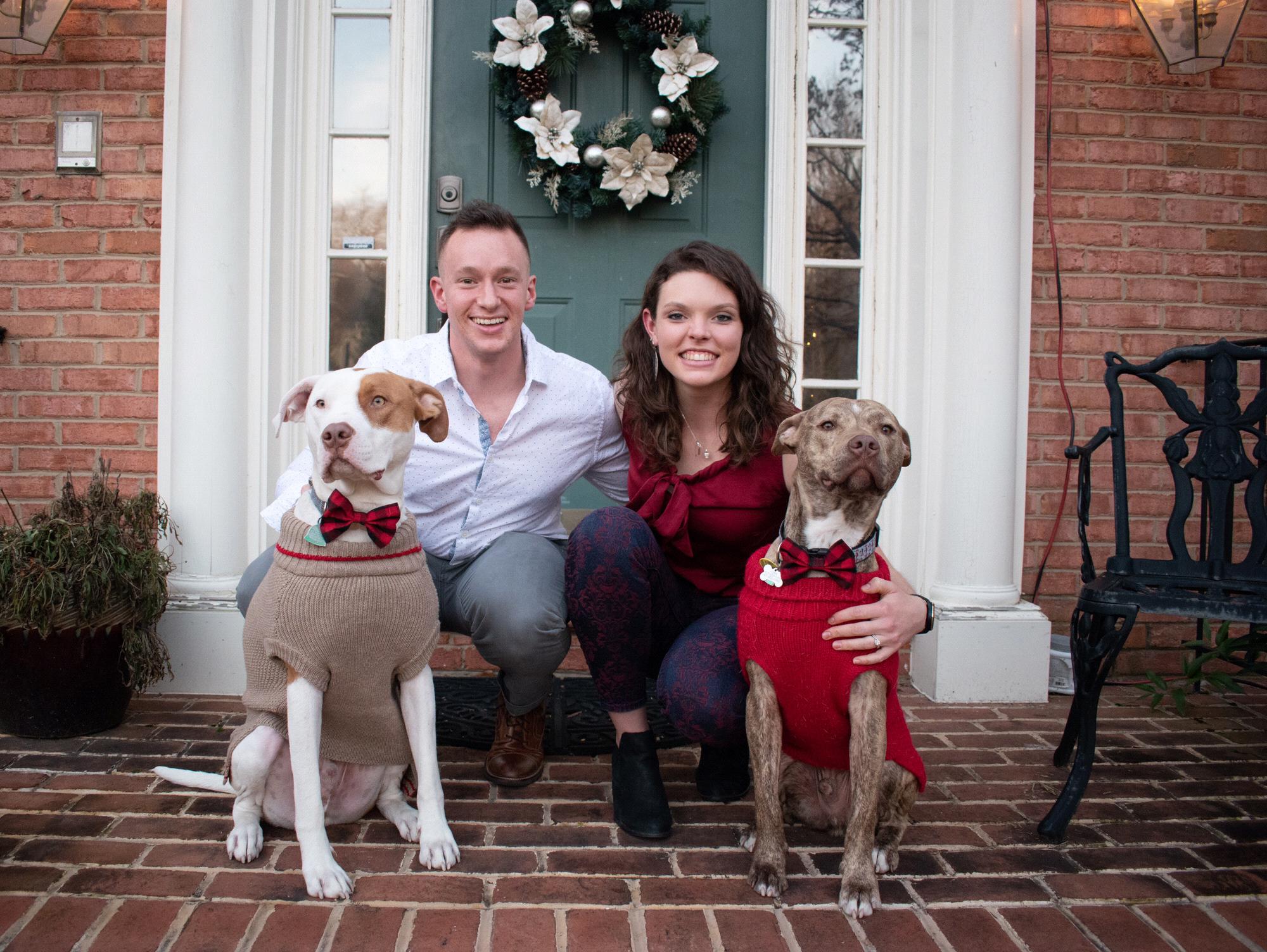 Our first holiday photo with the whole family!