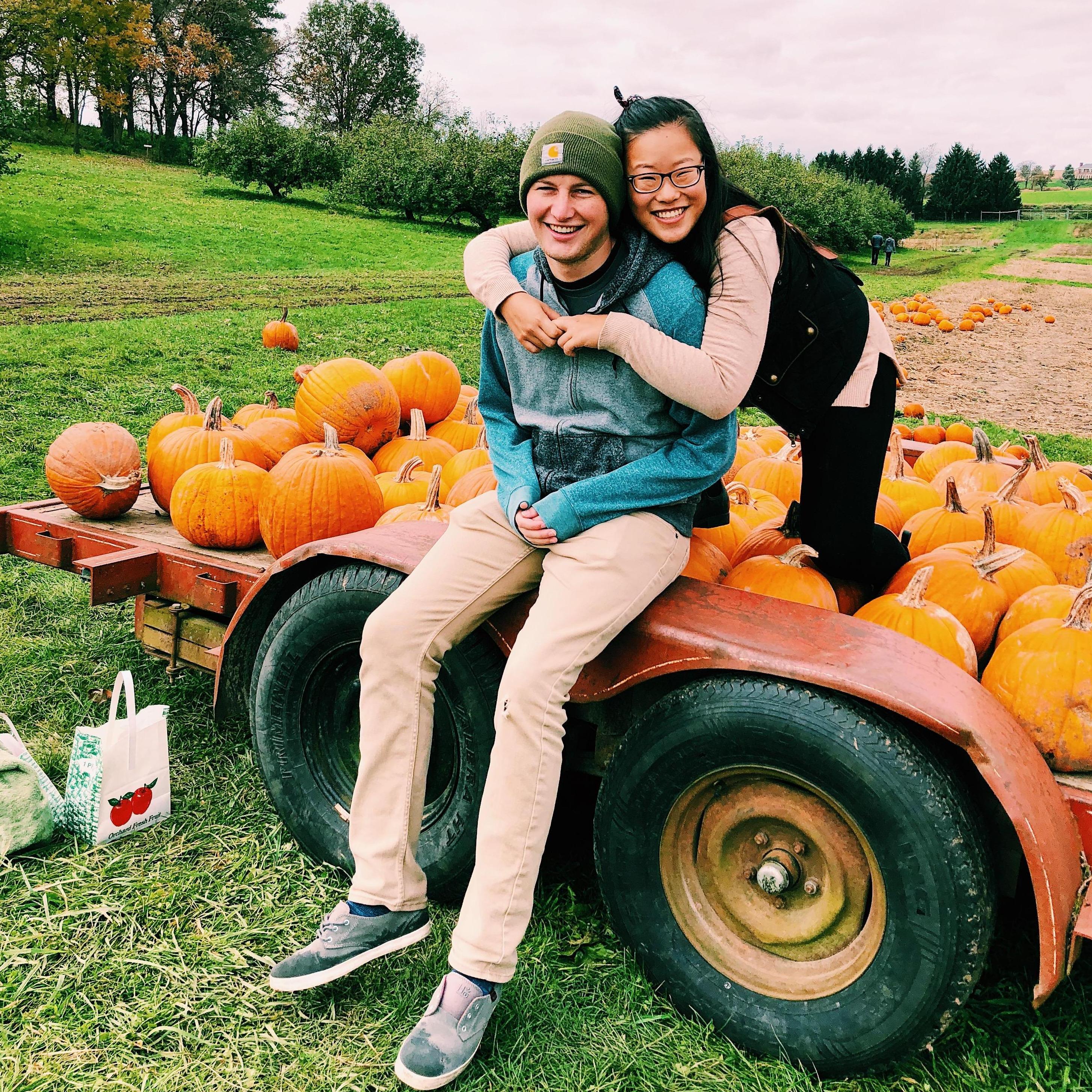 Enjoying fall together!