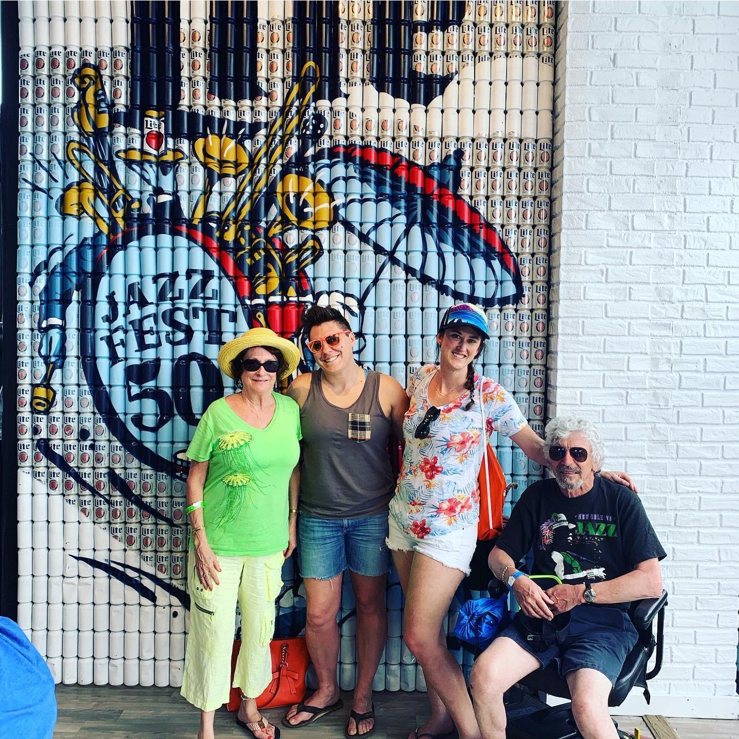Lisa's first NOLA Jazz Fest!