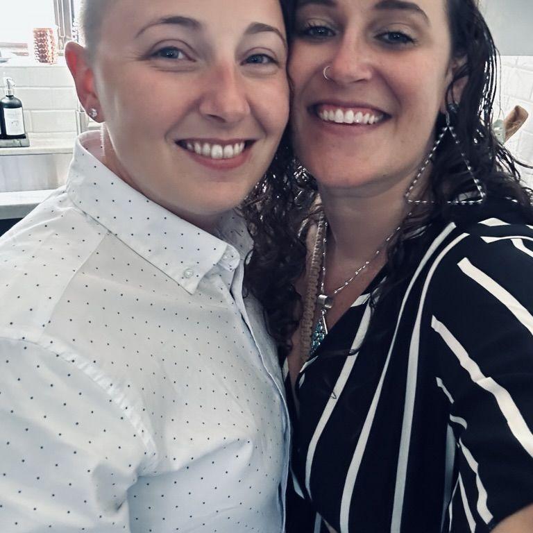 Our first photo together!