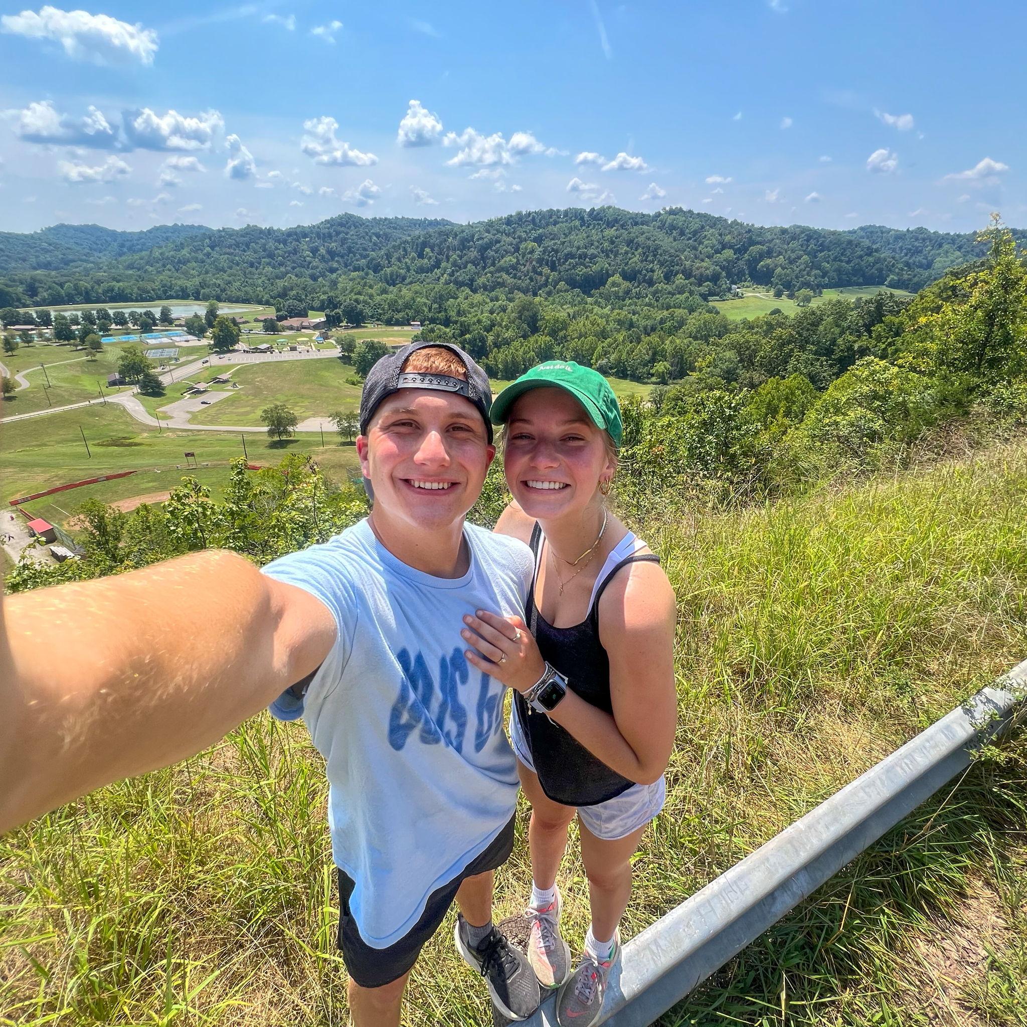 The day we got engaged!