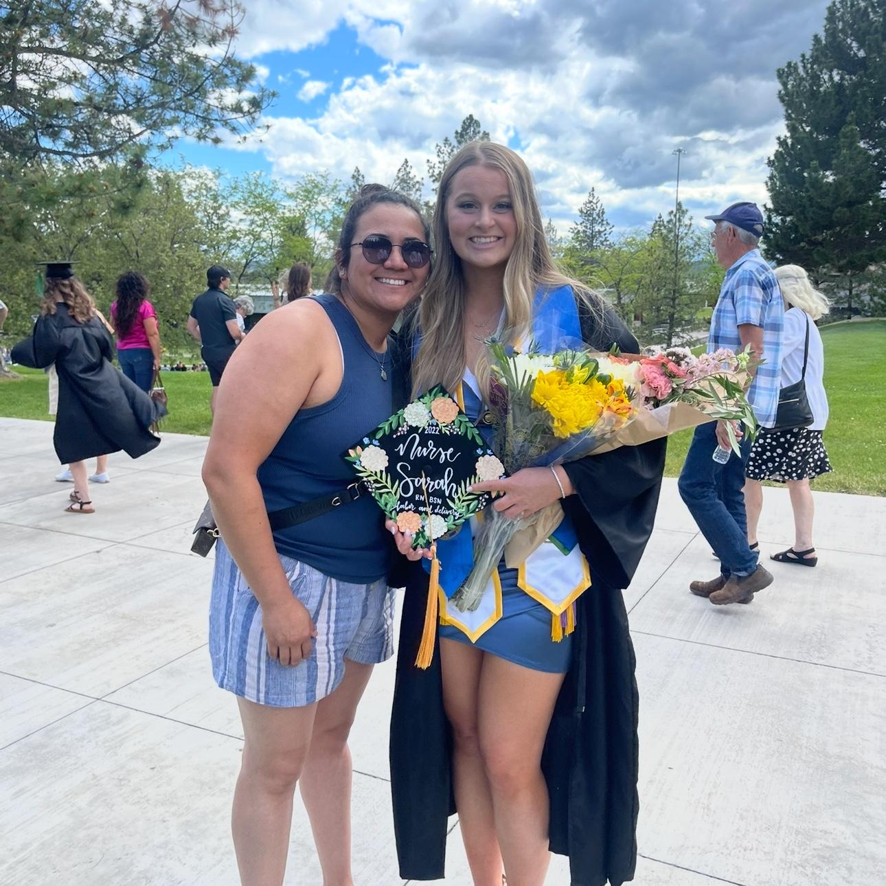 Sarah graduated nursing school! June 2022