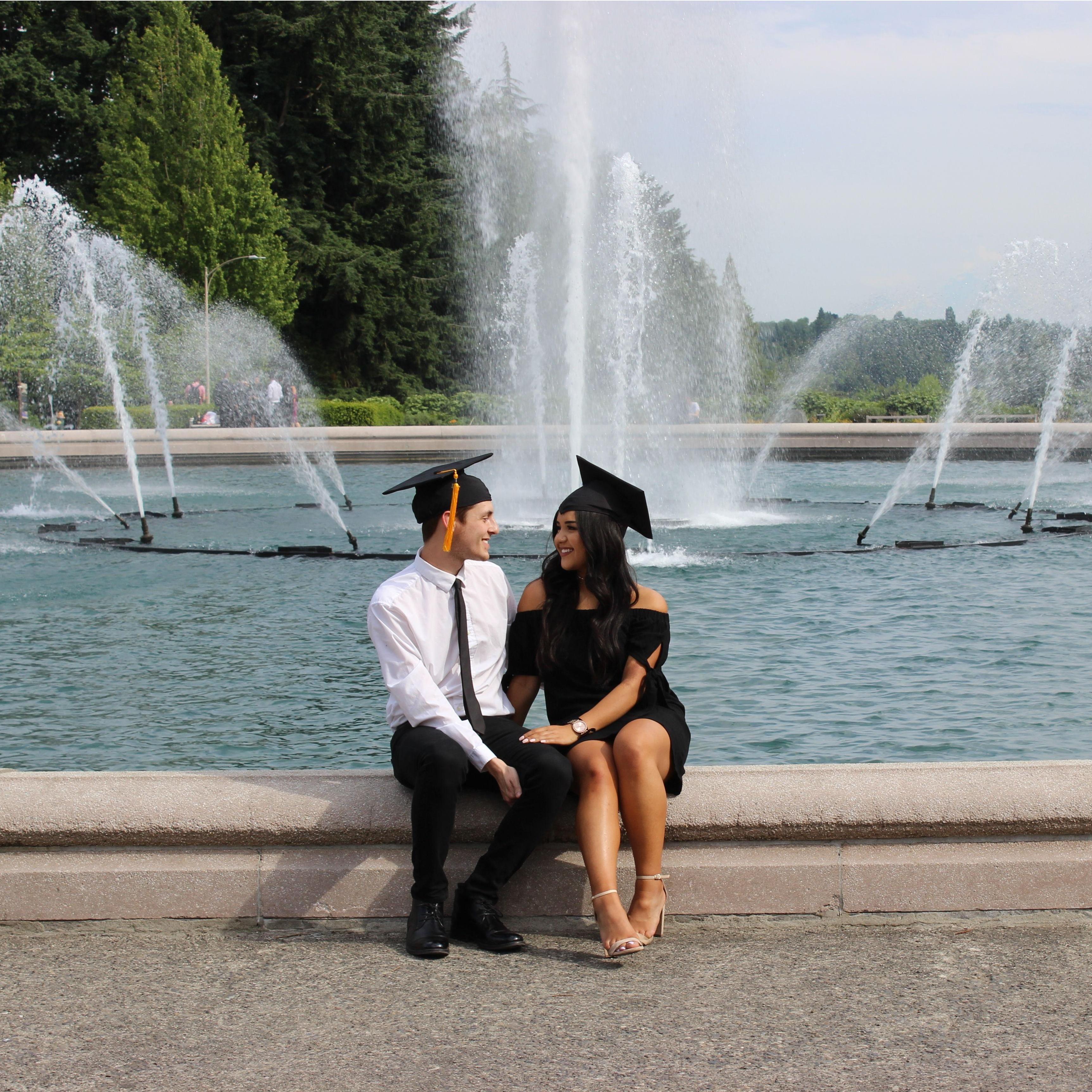 Graduating college together