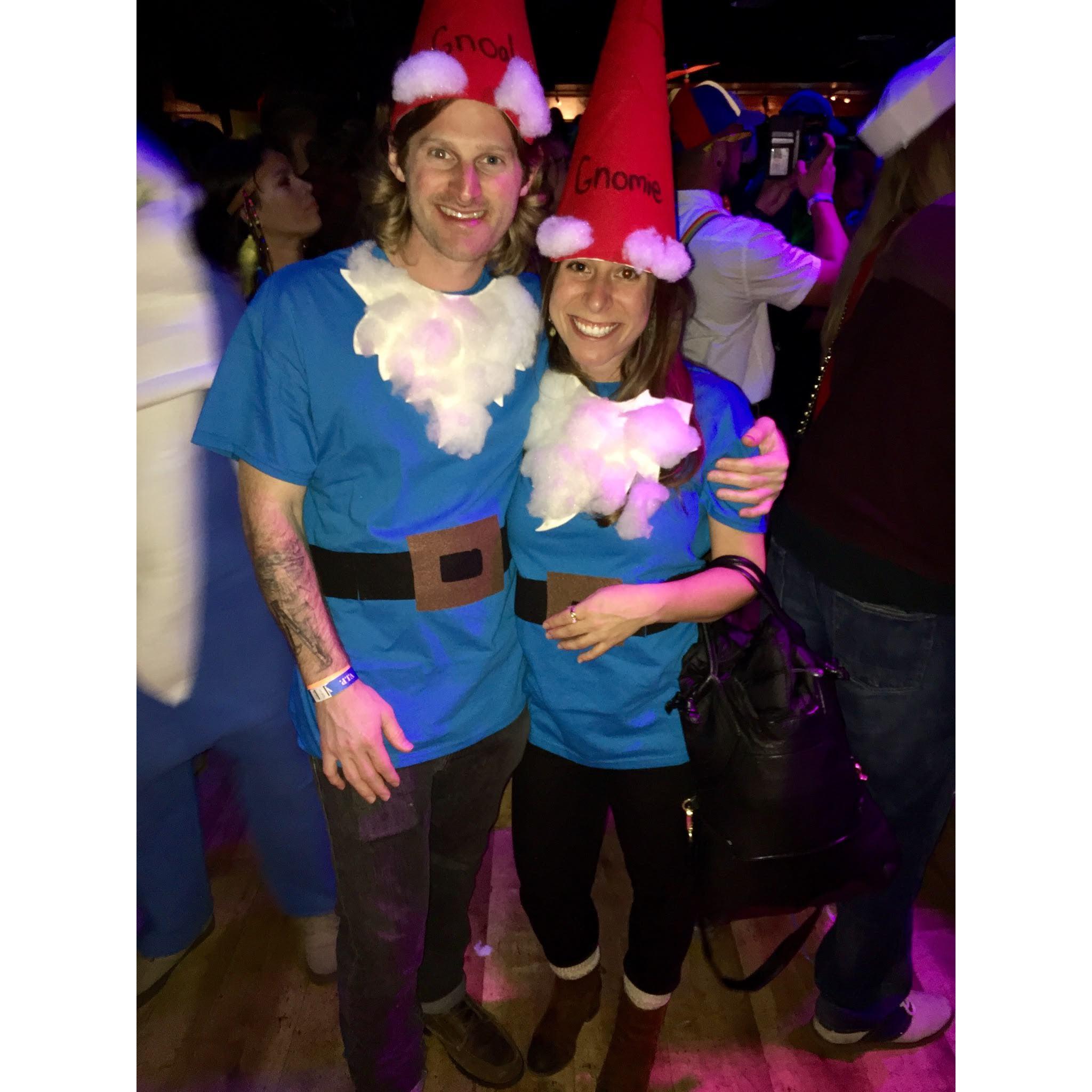 Gnomie and Gnoah halloween costumes