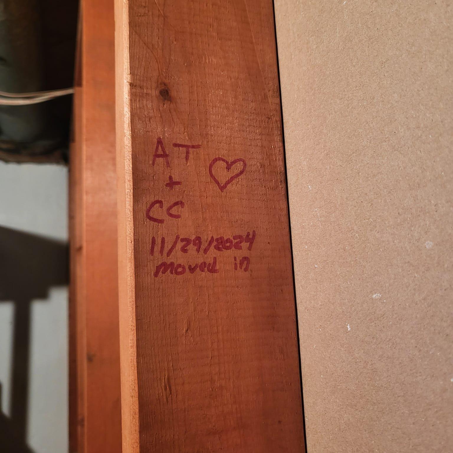 Officially moved in!