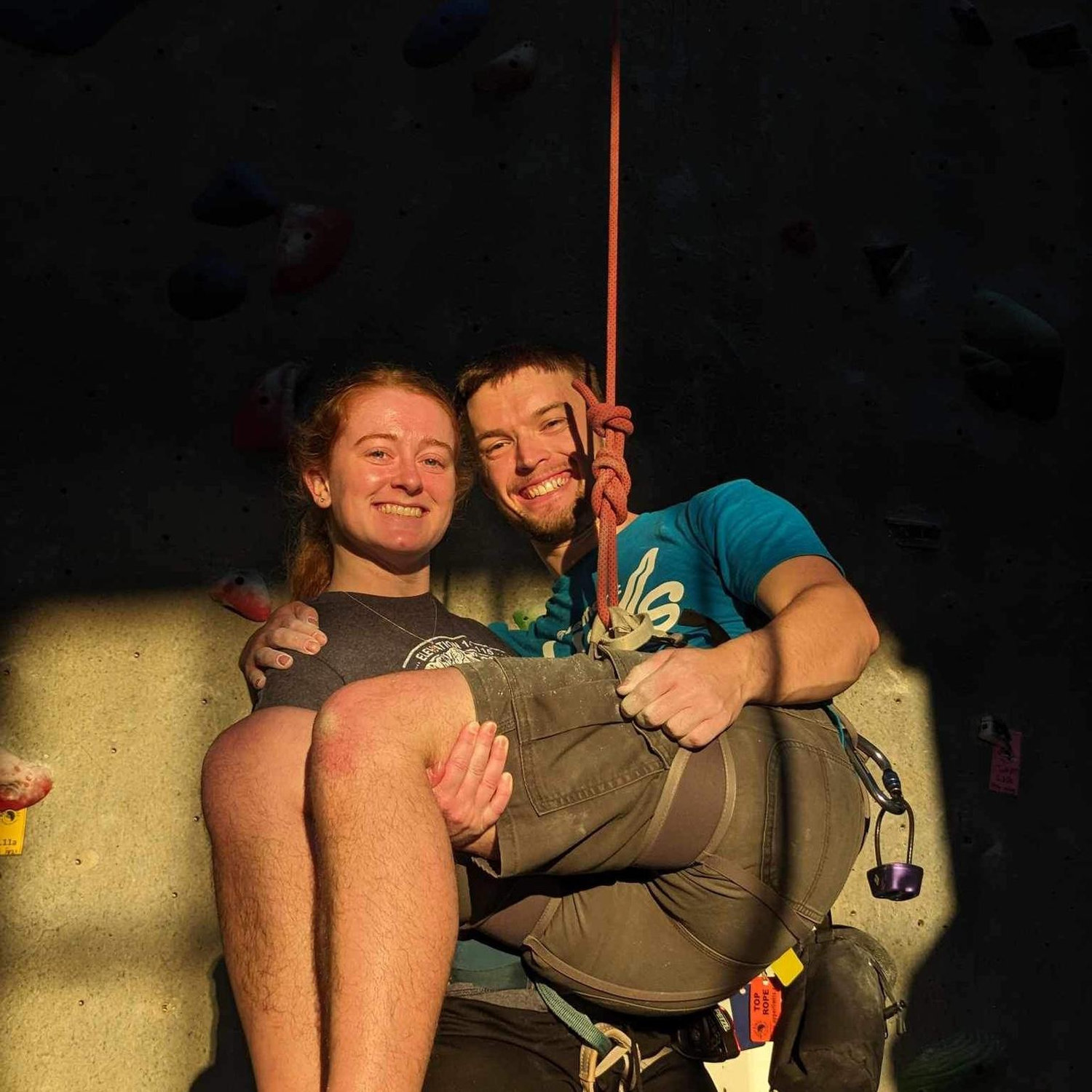 Rock climbing again