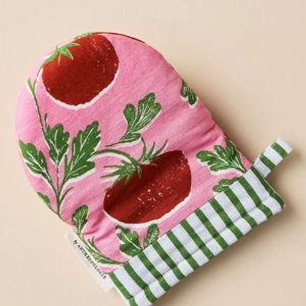 Luca Block Print Oven Mitt