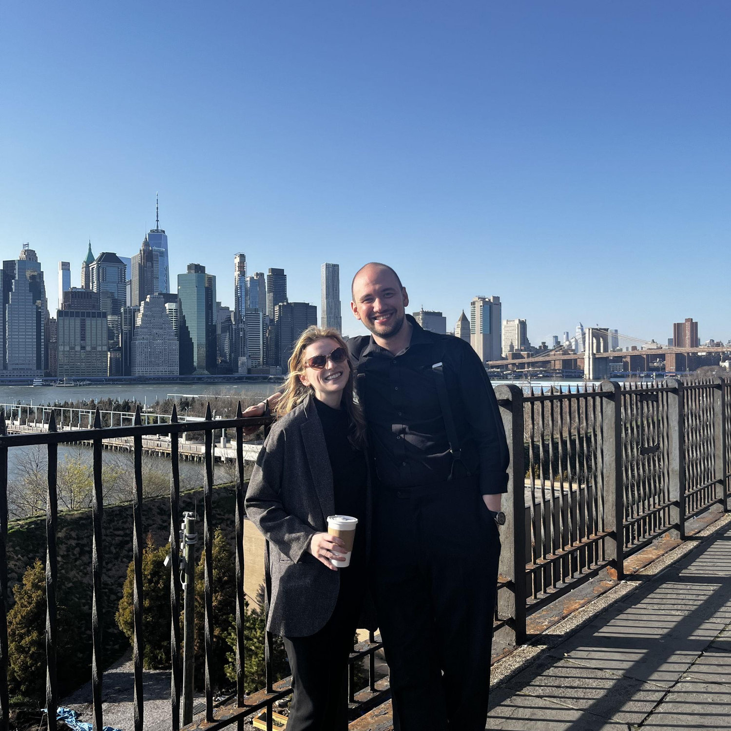 April 2023 - Taking a stroll in Downtown Brooklyn during a choir dress rehearsal!