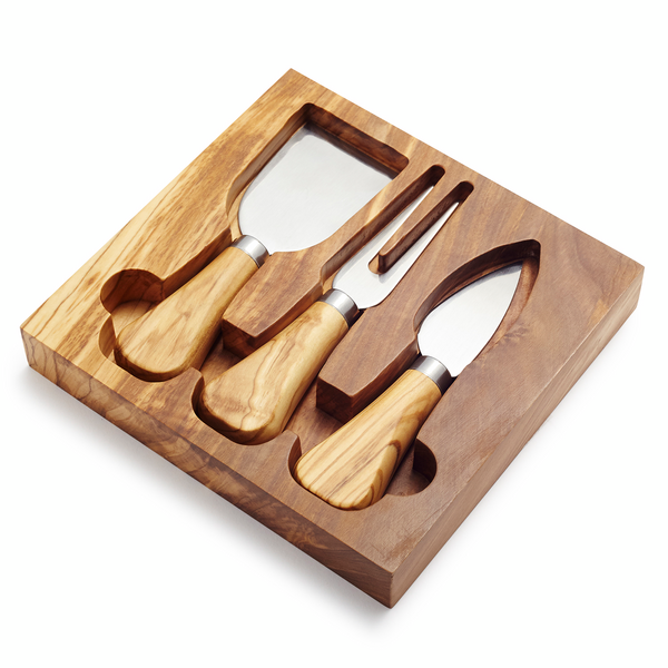 Sur La Table Olivewood Cheese Knife Set