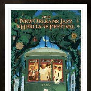 2026 Jazz Fest Poster (Unsigned, Framed, & Matted)