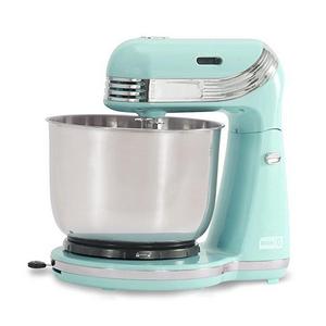 Dash Stand Mixer (Electric Mixer for Everyday Use): 6 Speed Stand Mixer with 3 qt Stainless Steel Mixing Bowl, Dough Hooks & Mixer Beaters for Dressings, Frosting, Meringues & More - Mint Green