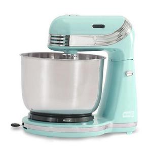 Dash Stand Mixer (Electric Mixer for Everyday Use): 6 Speed Stand Mixer with 3 qt Stainless Steel Mixing Bowl, Dough Hooks & Mixer Beaters for Dressings, Frosting, Meringues & More - Mint Green