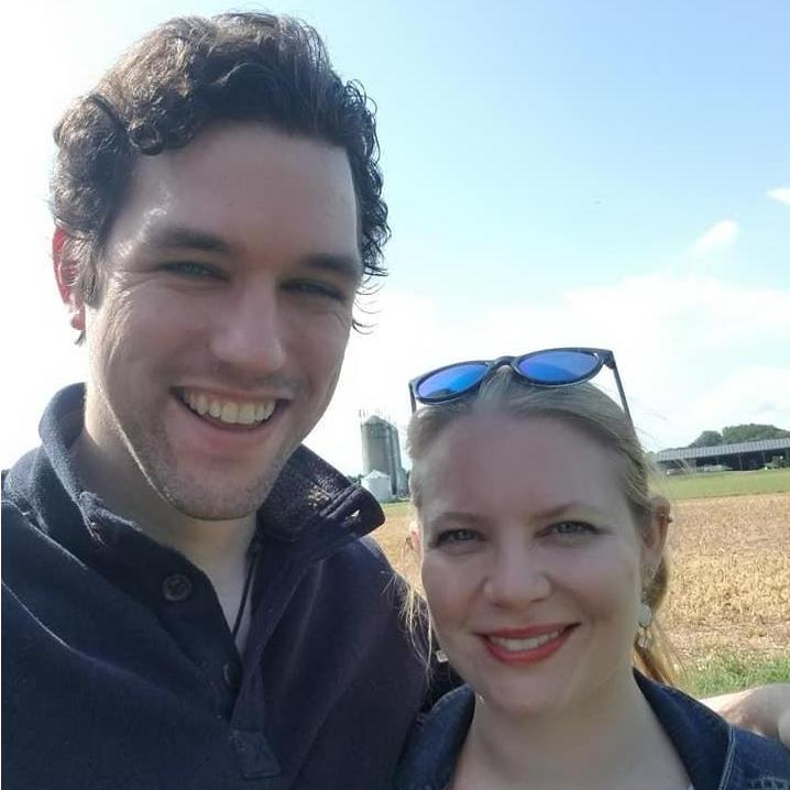 We are soaking in the sun after eating some amazing farmland food from Broom's Bloom Dairy in Bel Air, MD.
