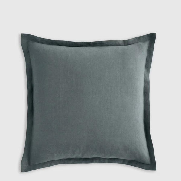 European Linen Euro Sham - Euro - Ocean