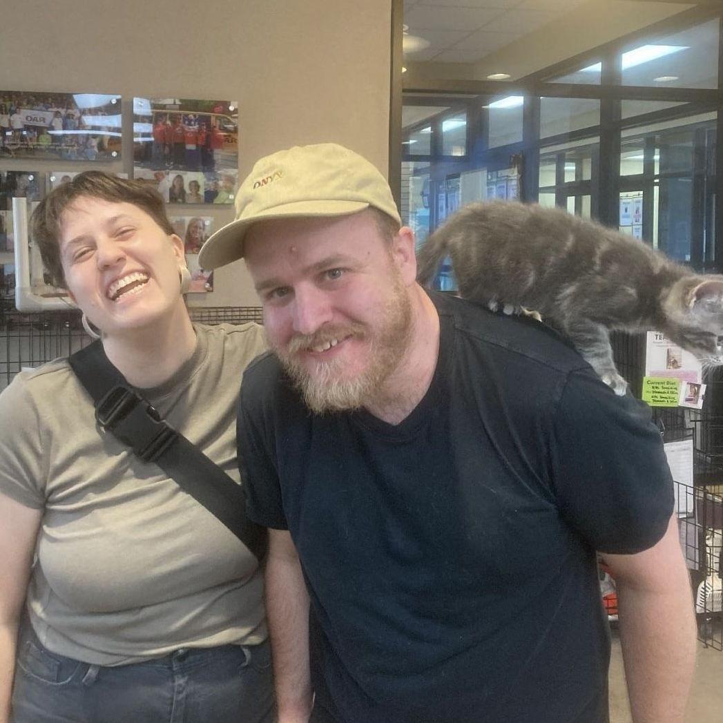 Summer of 2022, we adopted our pal Odie.