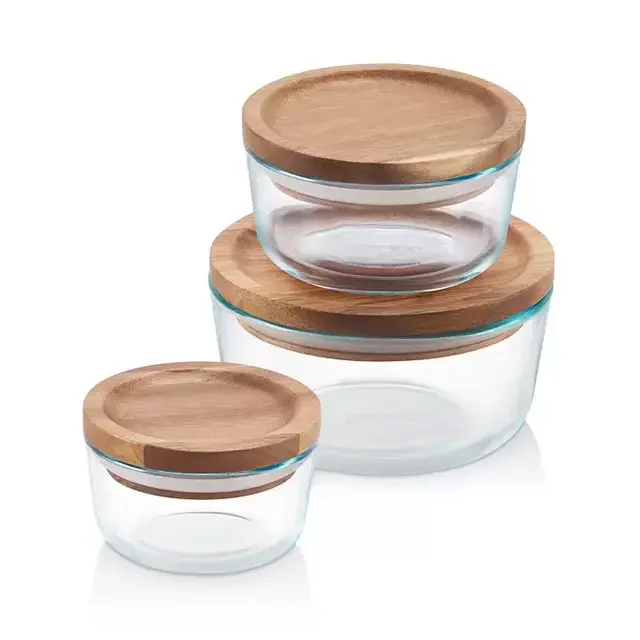 Wooden Storage 6-Piece Set