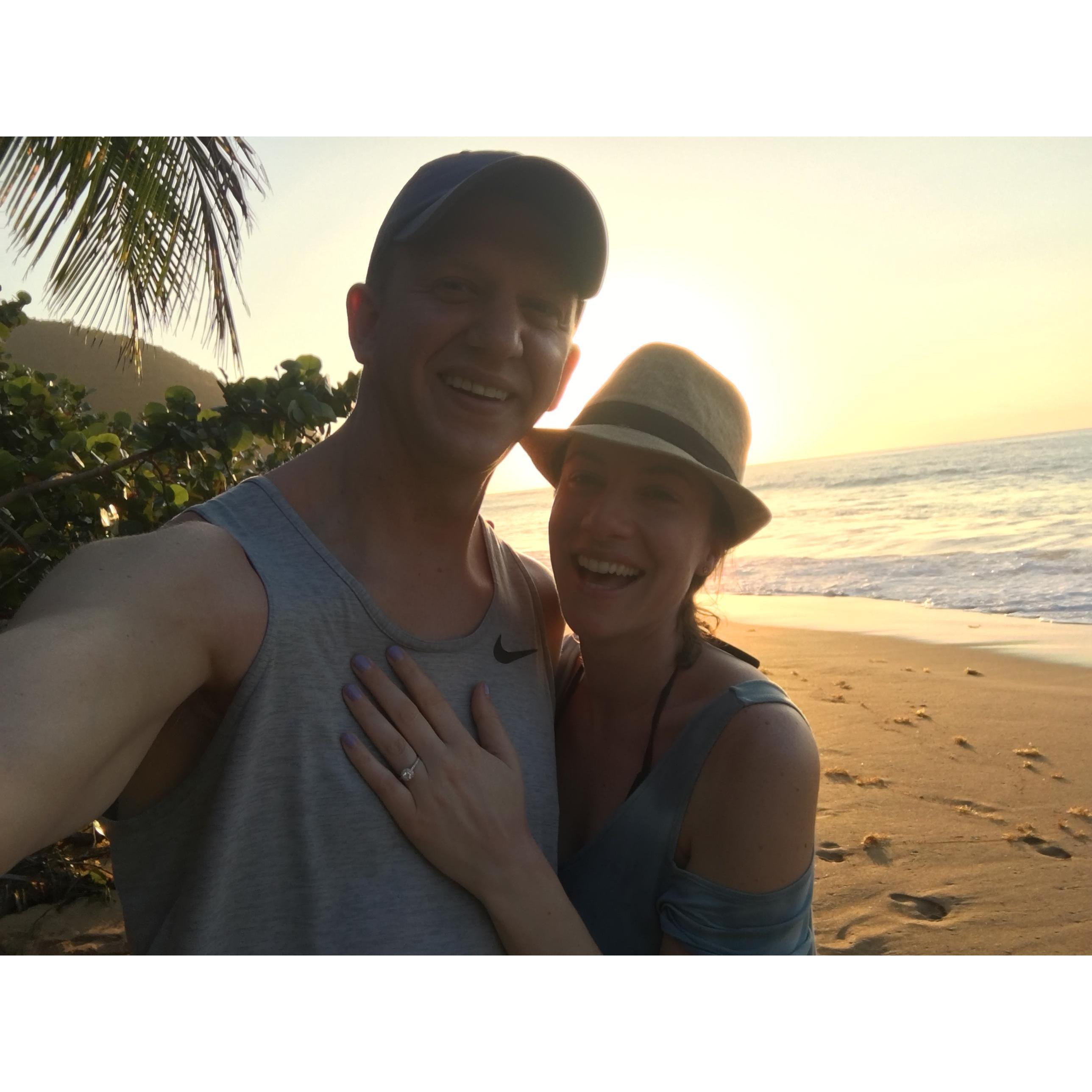 Surprise proposal in Guadeloupe!