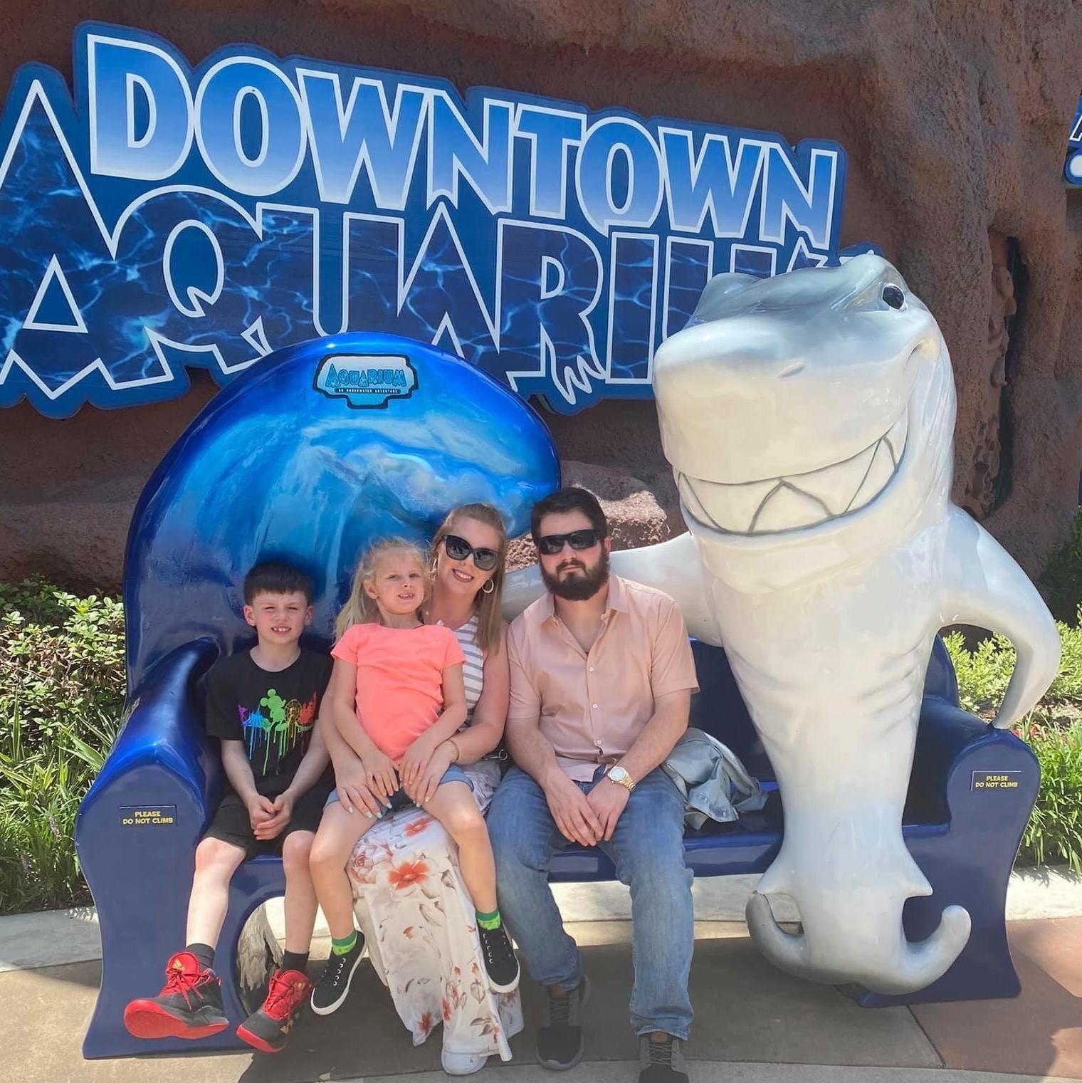 Hot but amazing day at the Aquarium!