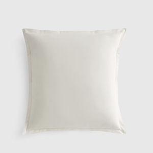 Organic Crisp Percale Euro Sham - Ivory