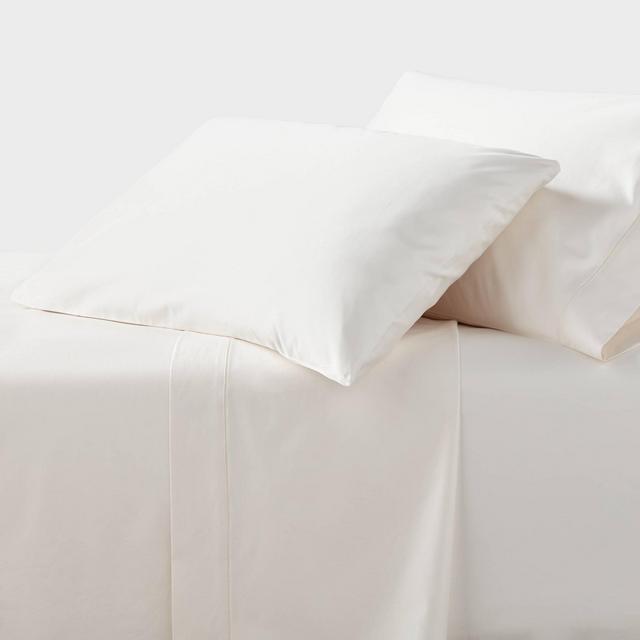 Queen 800 Thread Count 4pc Hotel Collection Sheet Set Single Baratta Ivory - Threshold™