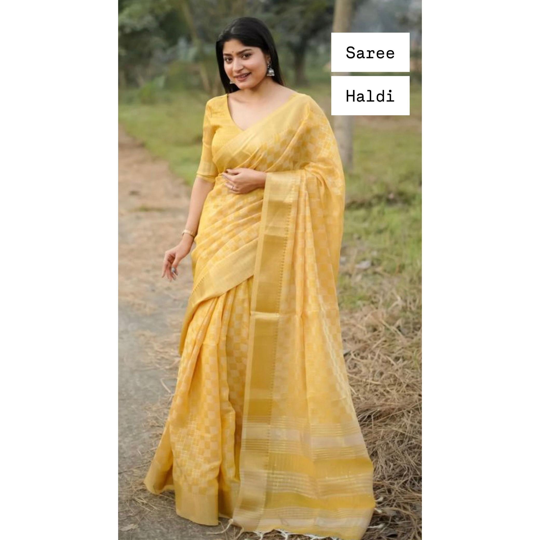 Saree - Haldi