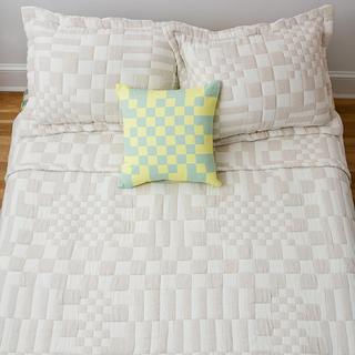 Check 3-Piece Coverlet Set