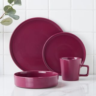 Cleo 16-Piece Dinnerware Set, Service for 4