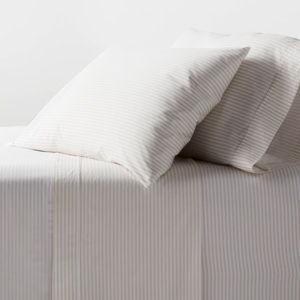 Organic Percale Sheet Set - King - Khaki | Target