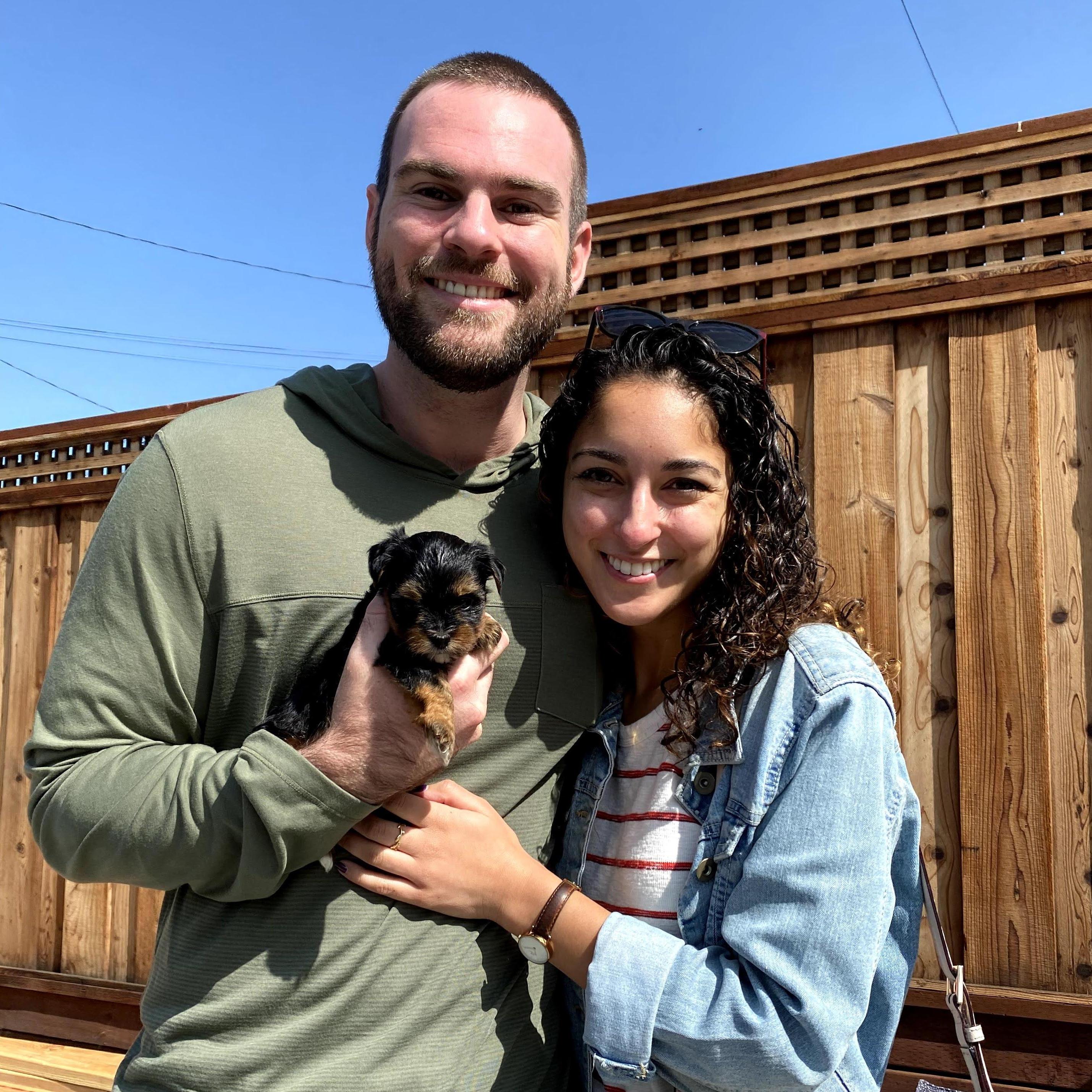 The day we picked out Winnie!