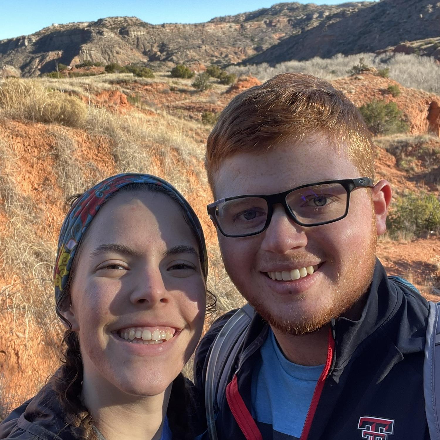 Nathan took me to hike Palo Duro Canyon! We only got off trail once