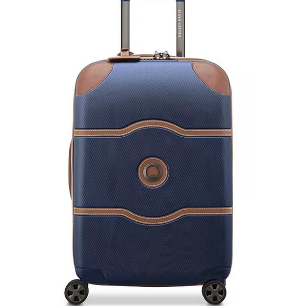 Delsey Paris Chatelet Air 2.0 Large 21 inch Upright Carry-On Spinner Suitcase - Navy Blue