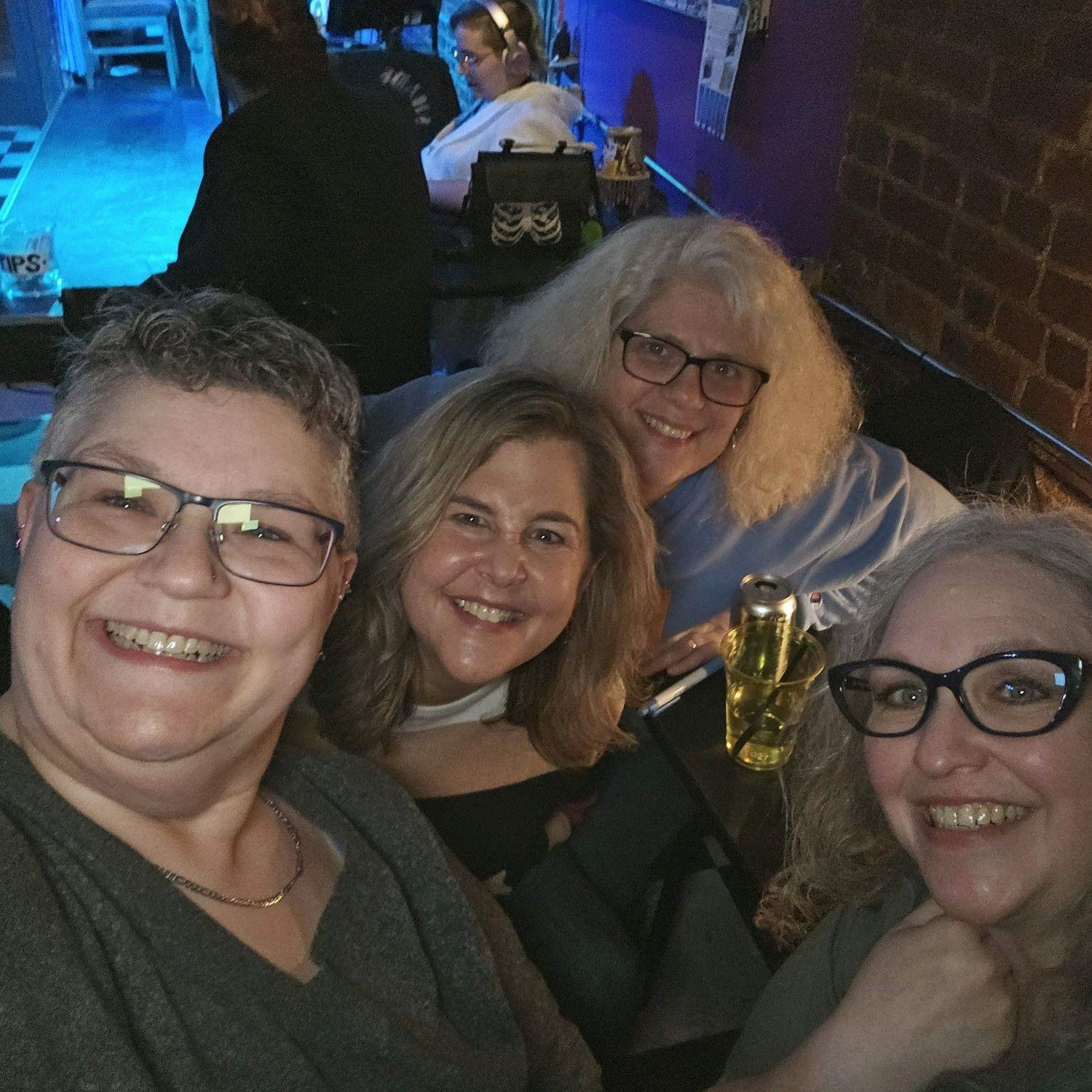 Teresa and Lori have been beautiful soul sisters to us in Columbus! Loved nights like this, at Bossy Grrls Pin Up Joint, where we sang, danced, and embraced the weird. Love it all.