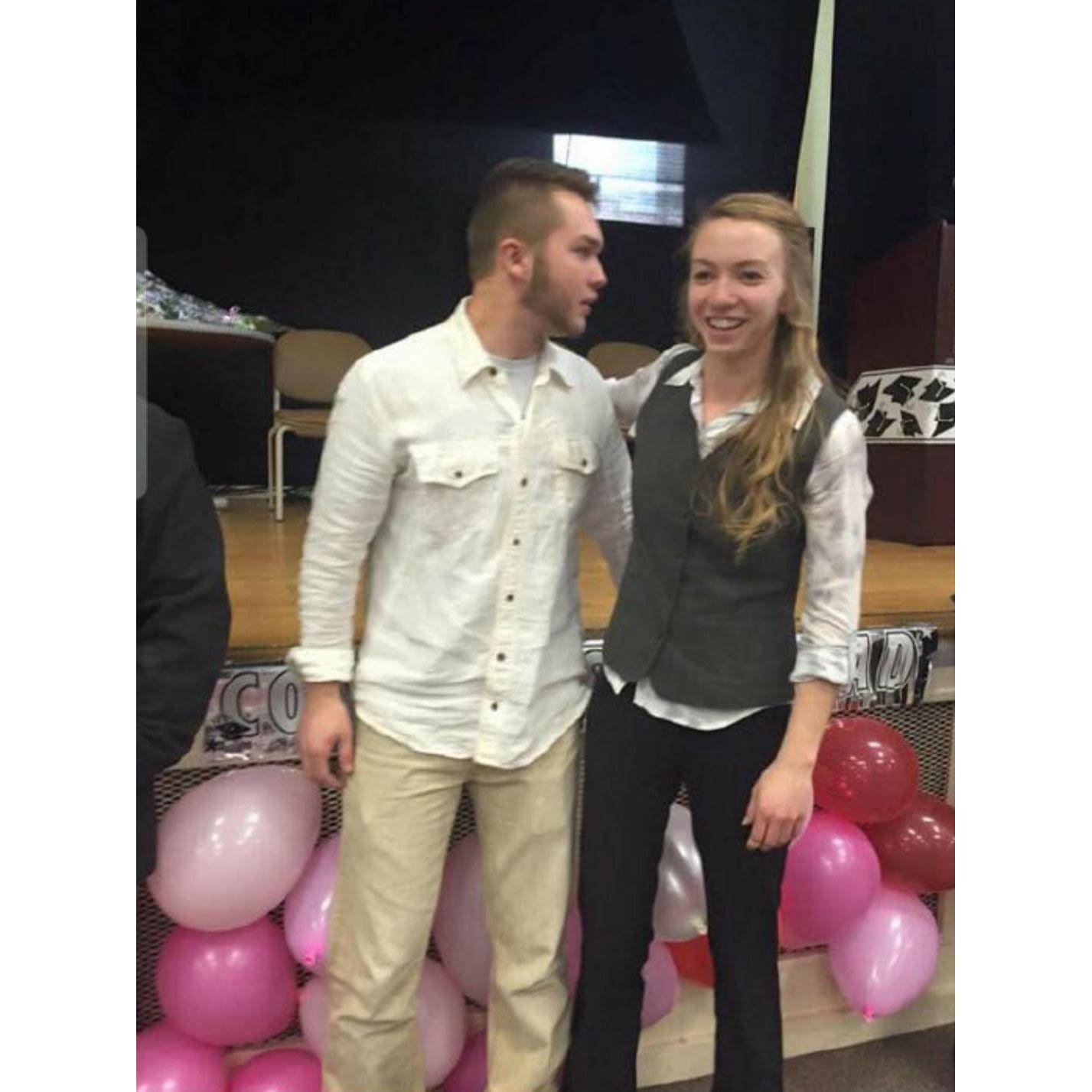 Spencer and his sister Melissa on their graduation day!