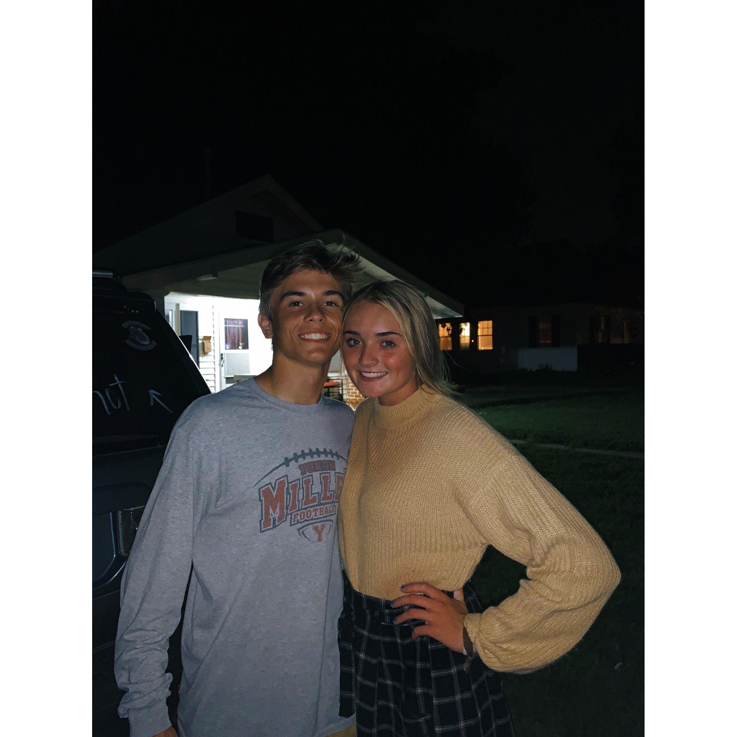 This is our first photo together:) We started dating the day before this was taken.