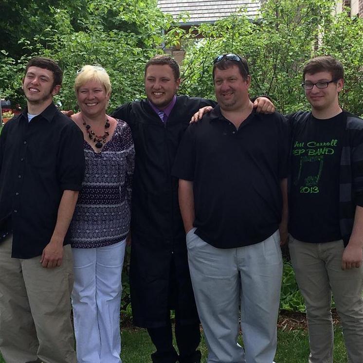 June 2014 Derek's Luther College graduation day