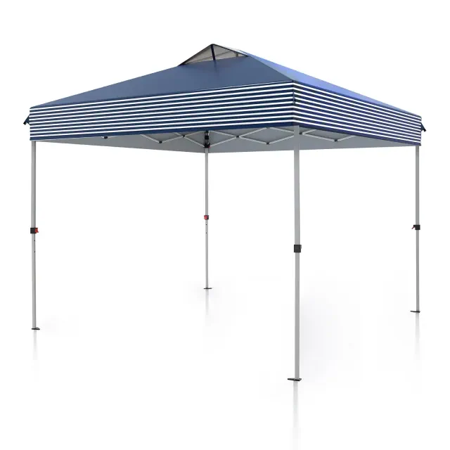 Captiva Designs 10’x10’ Outdoor Pop-Up Canopy Tent – 100 Sq. Ft. Sun Shelter for Camping and Parties