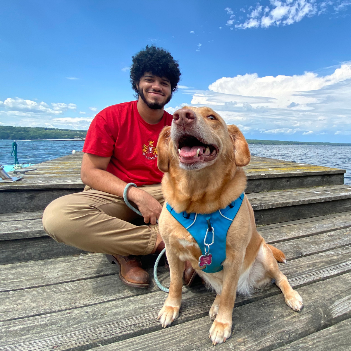 This photo is from our last minute road trip to New York, where I met Jo's grandparents and got to see their Lake House that he grew up visiting every summer!