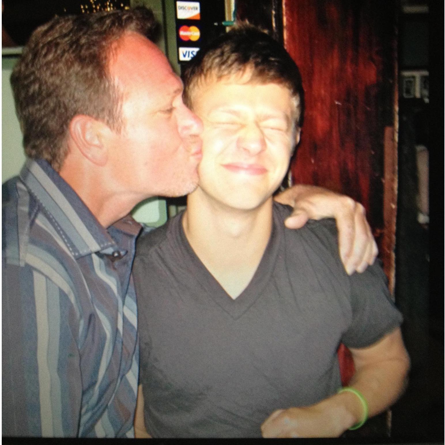 Getting to know his future father-in-law