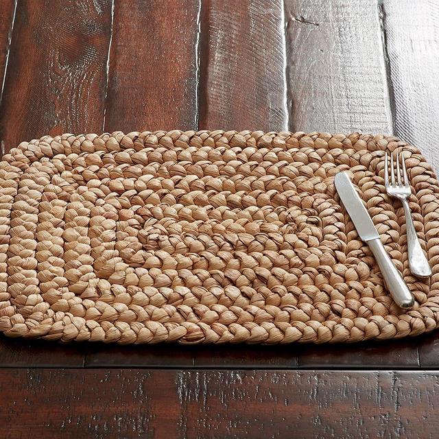 Water Hyacinth Rectangular Placemat, Each