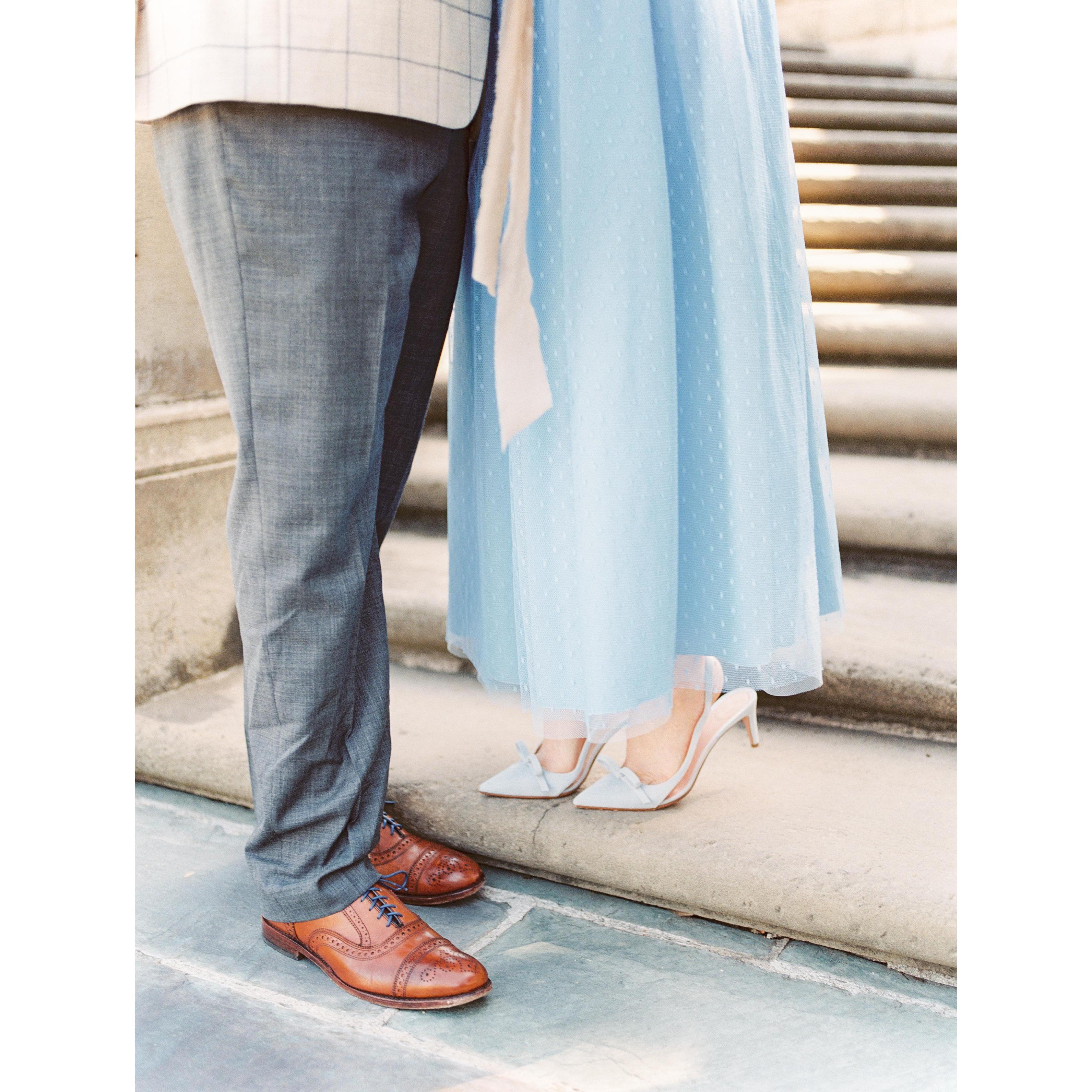 Taken at Greystone Mansion during our engagement photo shoot.