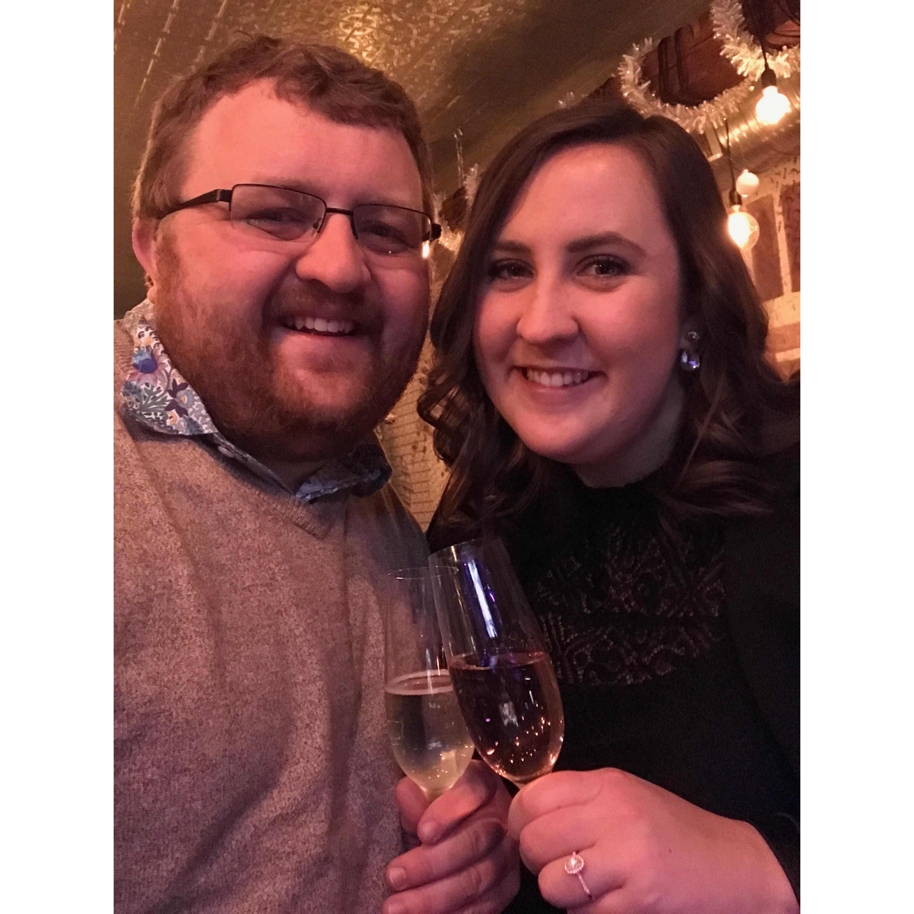 This was how we rang in NYE 2018. We had a great time, but we're especially excited for NYE 2019!!