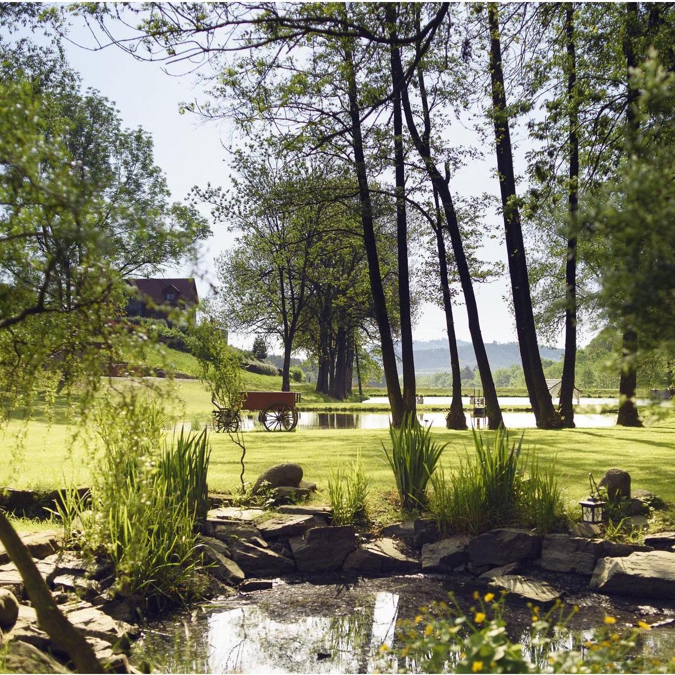 Guests can enjoy the outdoors...