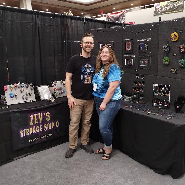 Will's most elaborate vendor table to date.