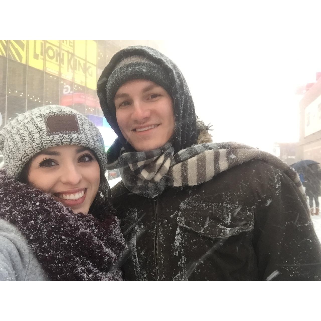 Bomb Cyclone in Times Square
New York 2018
