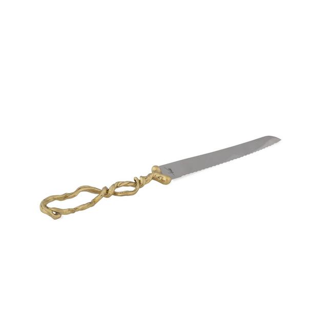 Wisteria Gold Bread Knife