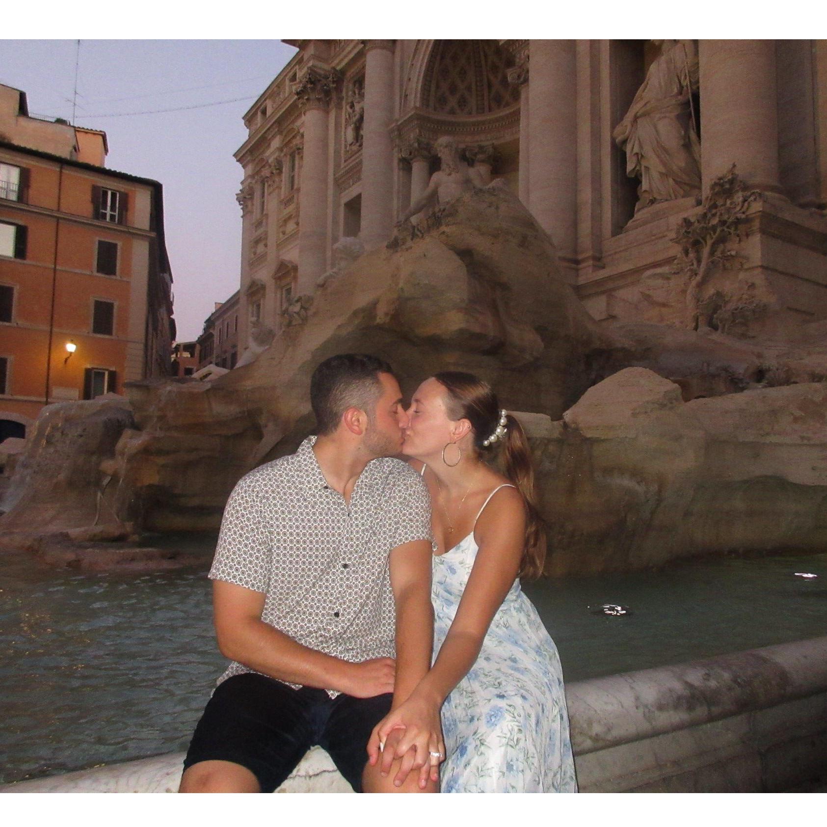 Morning of Engagement! Rome, Italy