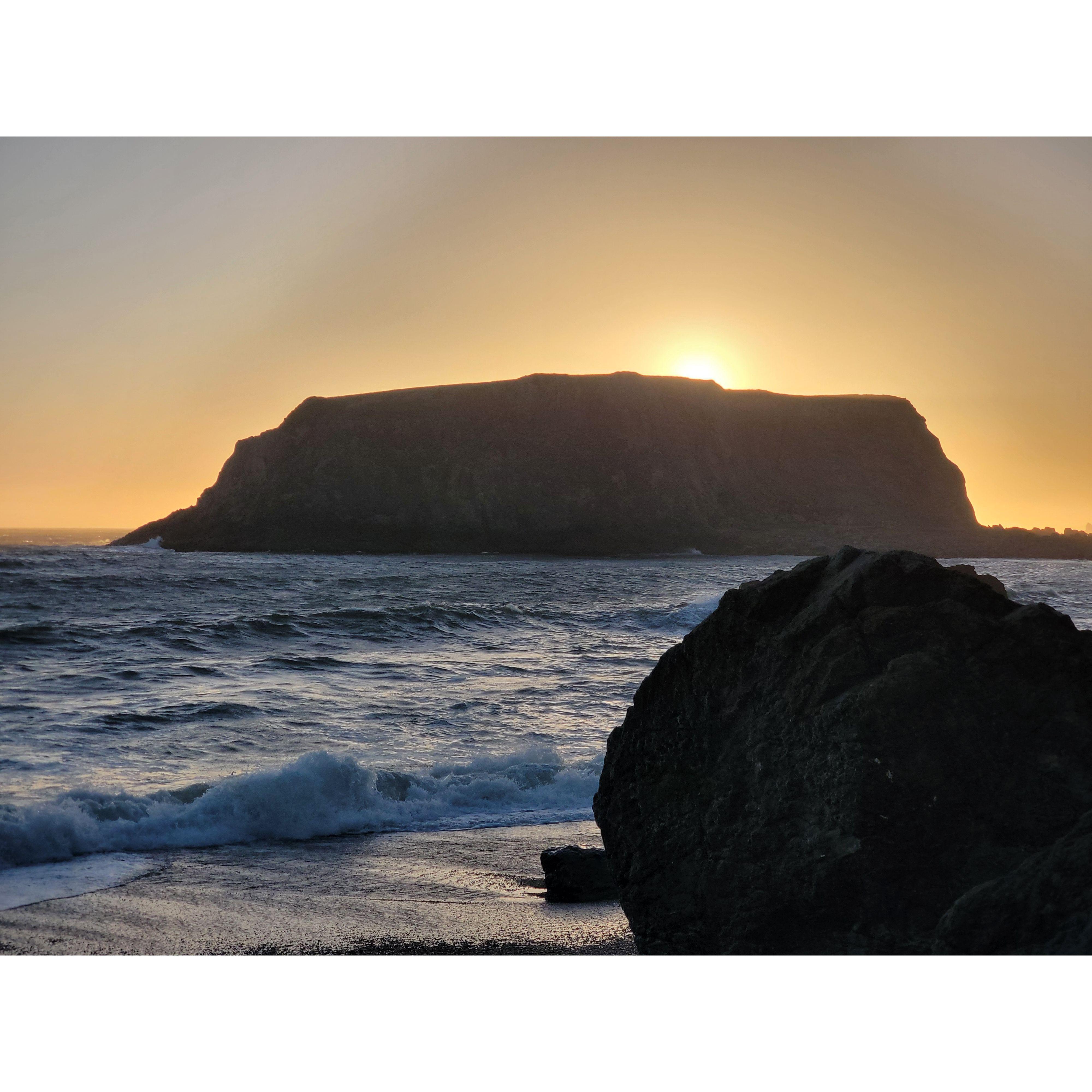 We both share a love of and find joy and peace at the oceanfront.